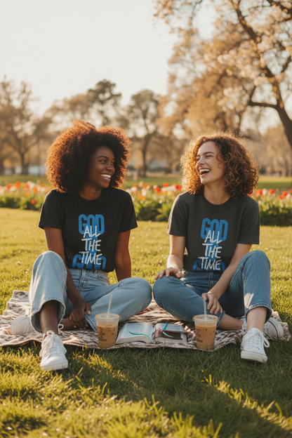 Two Women - Park Picnic, Bibles + Iced Coffees