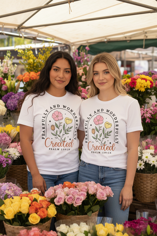 White Shirt - Flower Market
